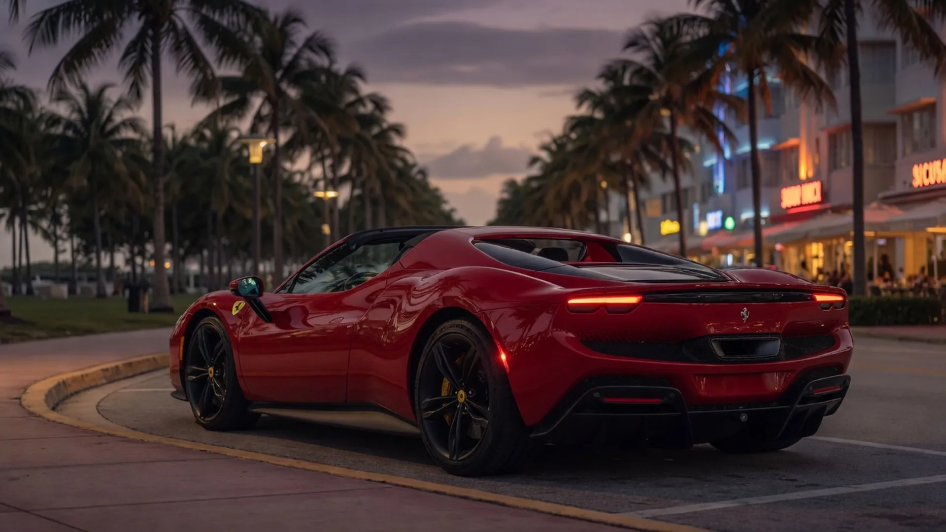 Ferrari 296 GTS view 2