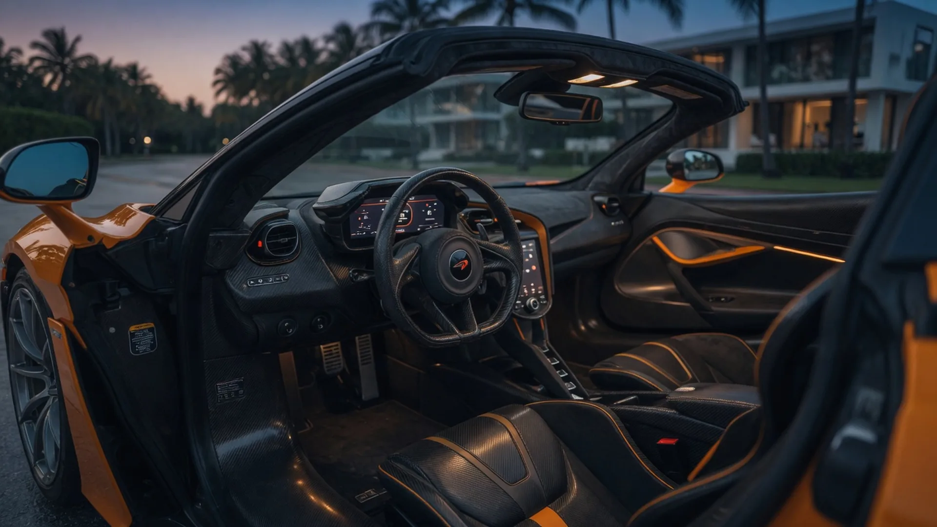 McLaren 750S Spider view 3