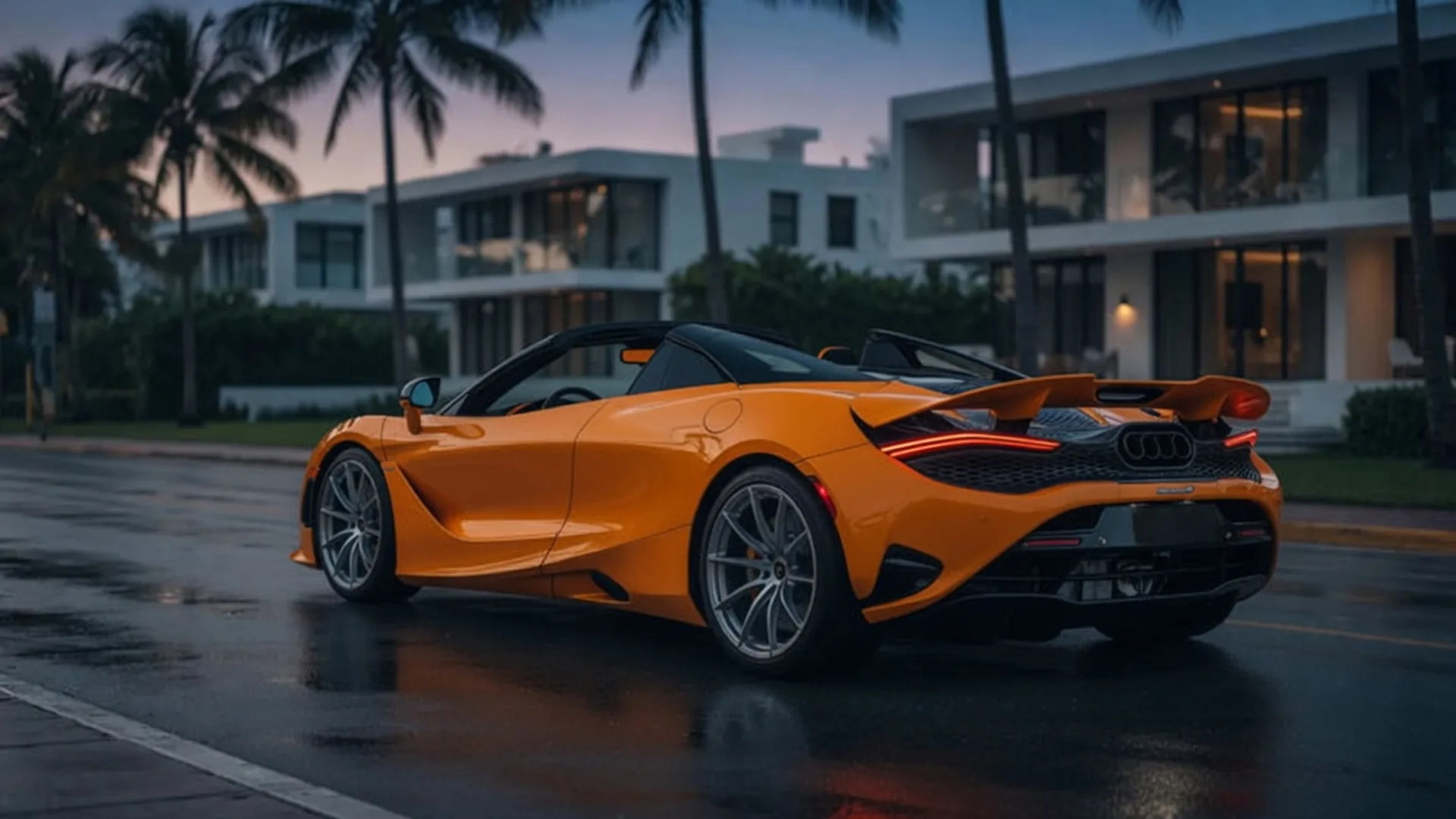 McLaren 750S Spider view 2